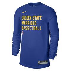 Golden State Warriors Unisex 2023/24 Legend On-Court Practice Long Sleeve T-Shirt Royal