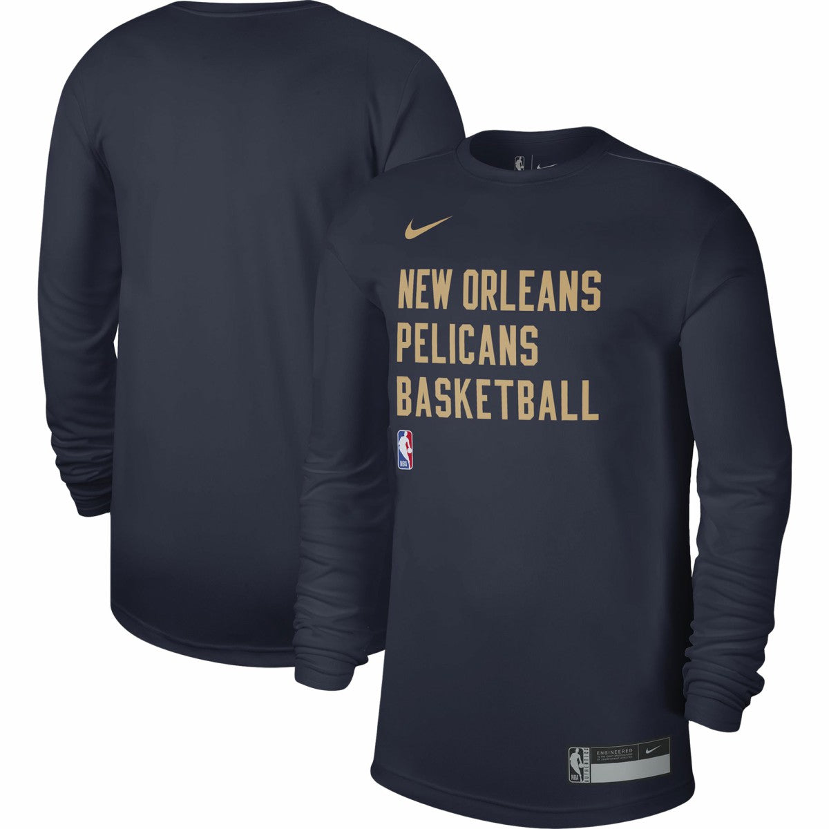 New Orleans Pelicans Unisex 2023/24 Legend On-Court Practice Long Sleeve T-Shirt Navy