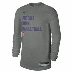 Phoenix Suns Unisex 2023/24 Legend On-Court Practice Long Sleeve T-Shirt Heather Gray
