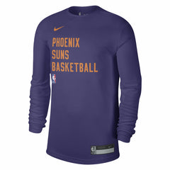 Phoenix Suns Unisex 2023/24 Legend On-Court Practice Long Sleeve T-Shirt Purple