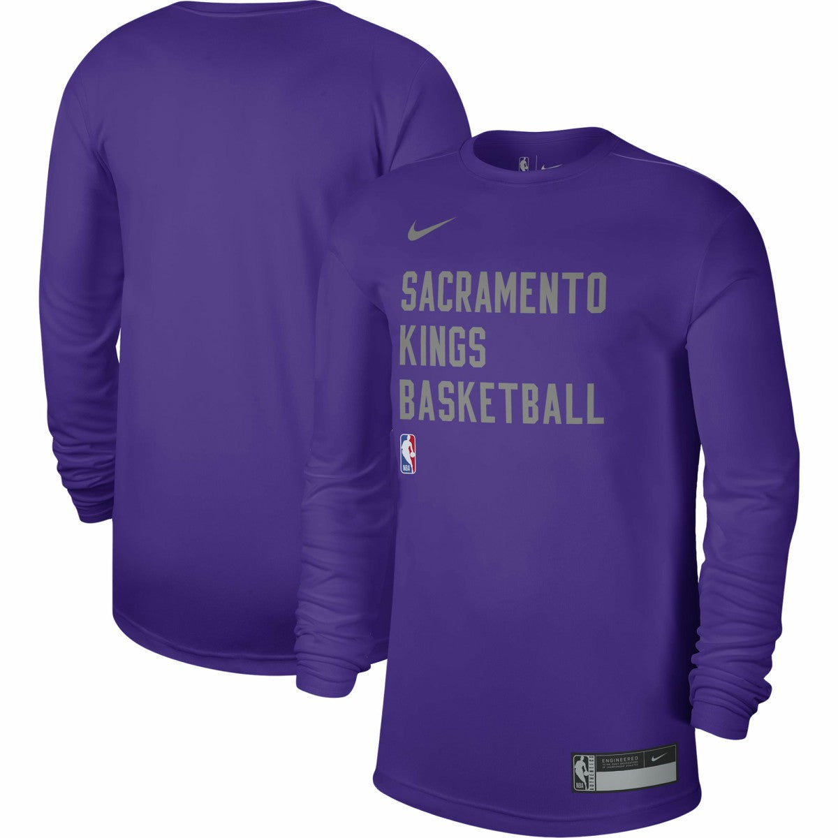 Sacramento Kings Unisex 2023/24 Legend On-Court Practice Long Sleeve T-Shirt Purple
