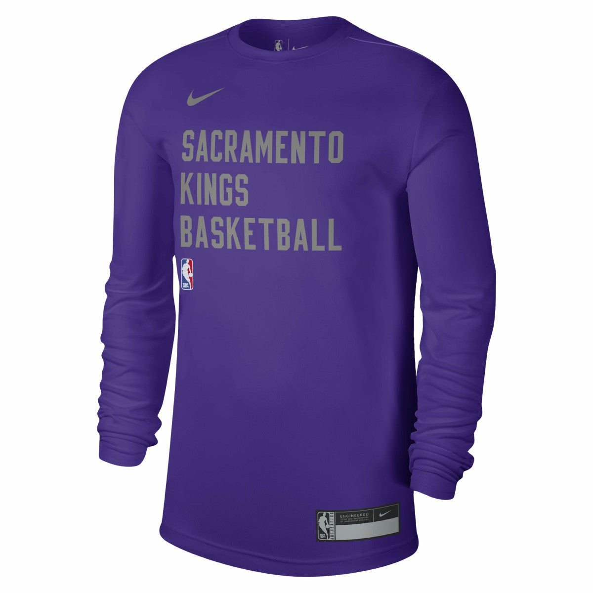 Sacramento Kings Unisex 2023/24 Legend On-Court Practice Long Sleeve T-Shirt Purple