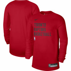 Toronto Raptors Unisex 2023/24 Legend On-Court Practice Long Sleeve T-Shirt Red