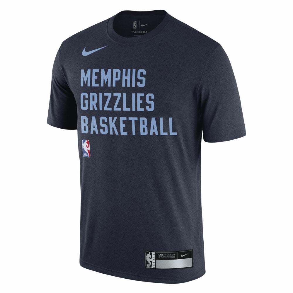 Memphis Grizzlies 2023/24 Sideline Legend Performance Practice T-Shirt Navy