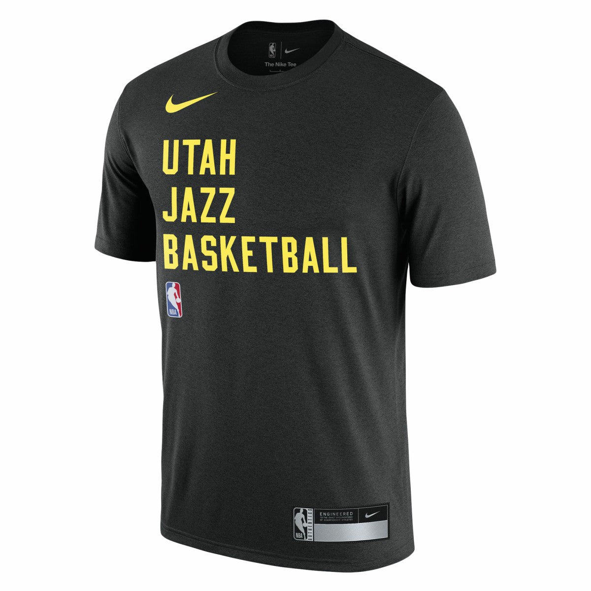 Utah Jazz 2023/24 Sideline Legend Performance Practice T-Shirt Black