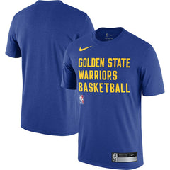 Golden State Warriors 2023/24 Sideline Legend Performance Practice T-Shirt Royal