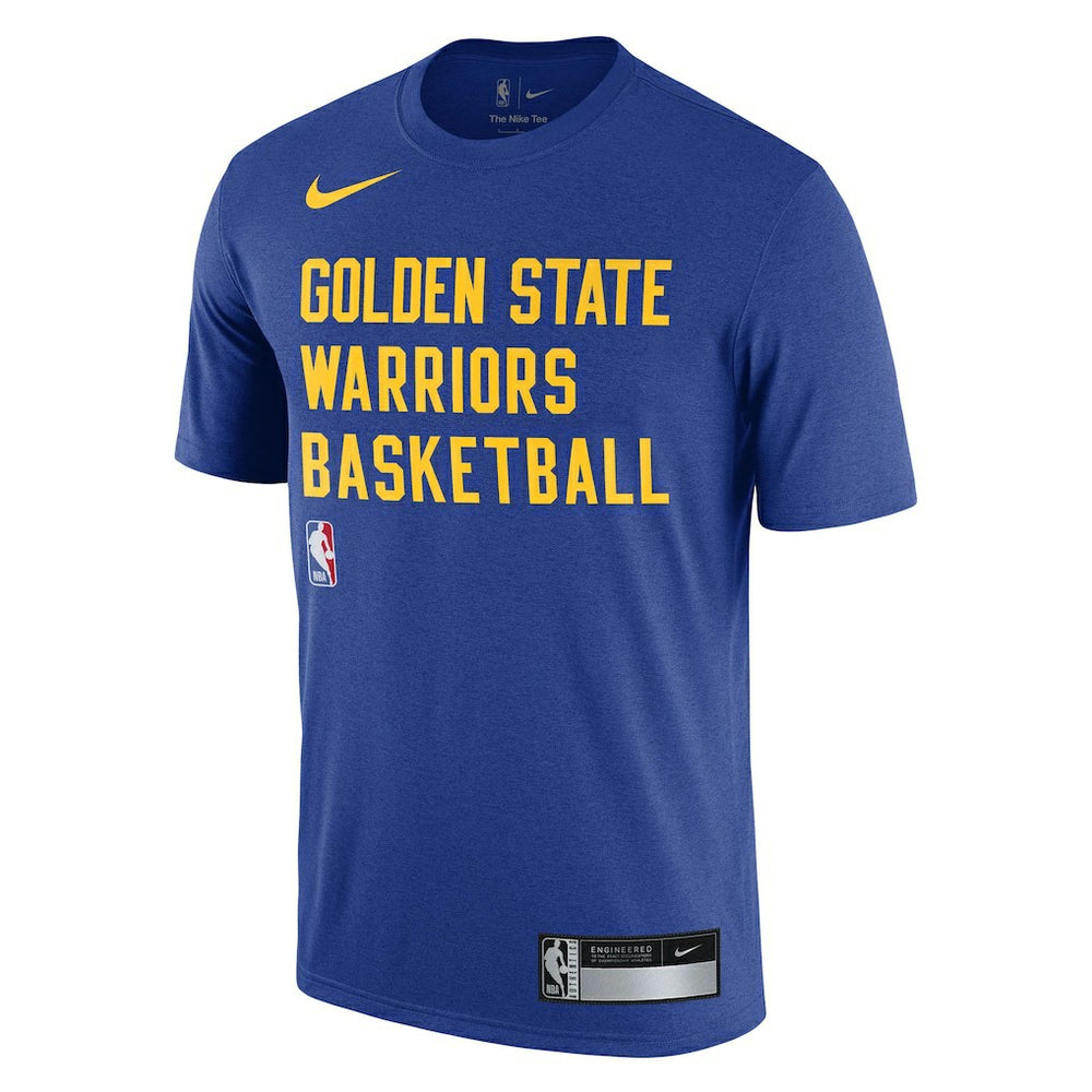 Golden State Warriors 2023/24 Sideline Legend Performance Practice T-Shirt Royal