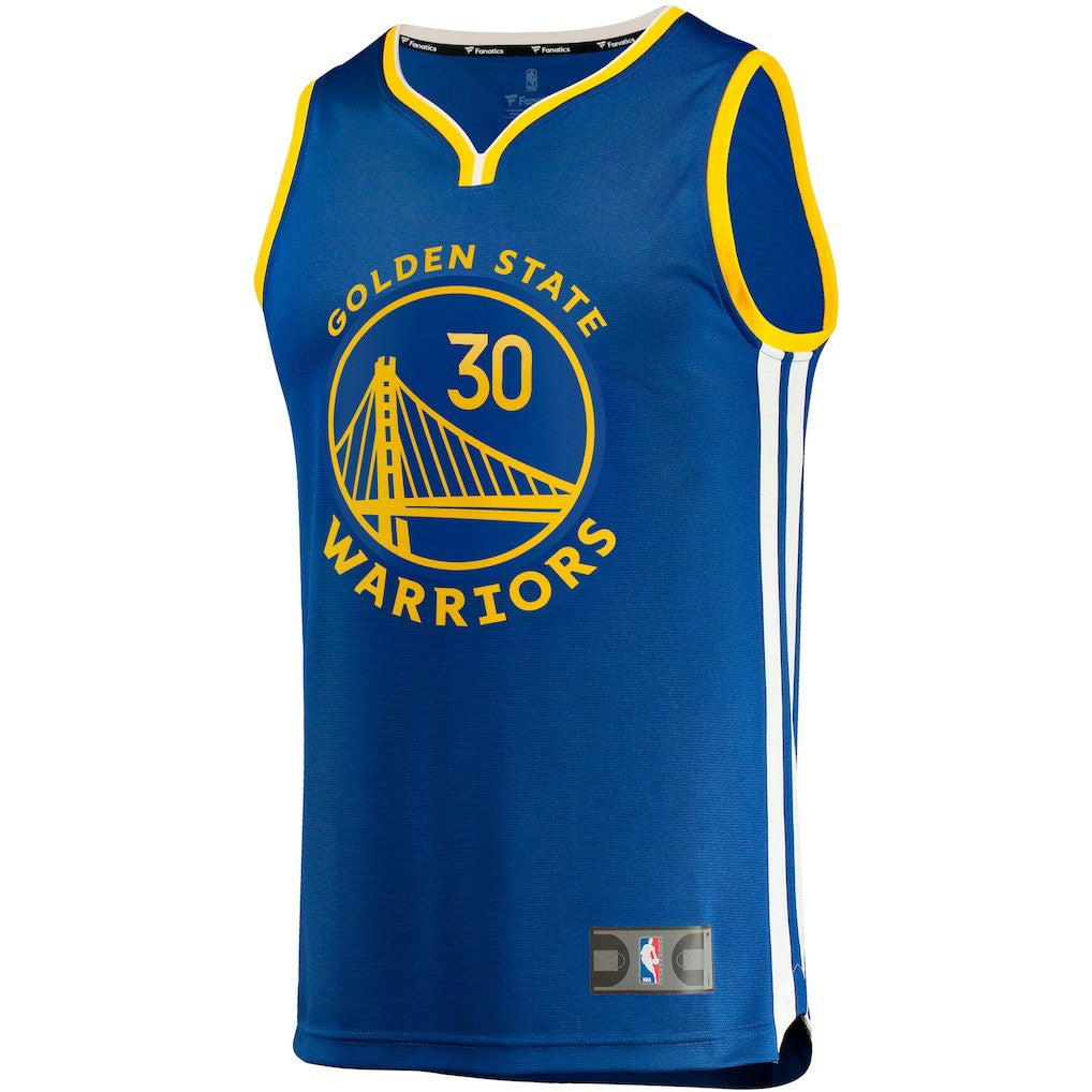 Stephen Curry Golden State Warriors Big & Tall Fast Break Player Jersey Royal Icon Edition