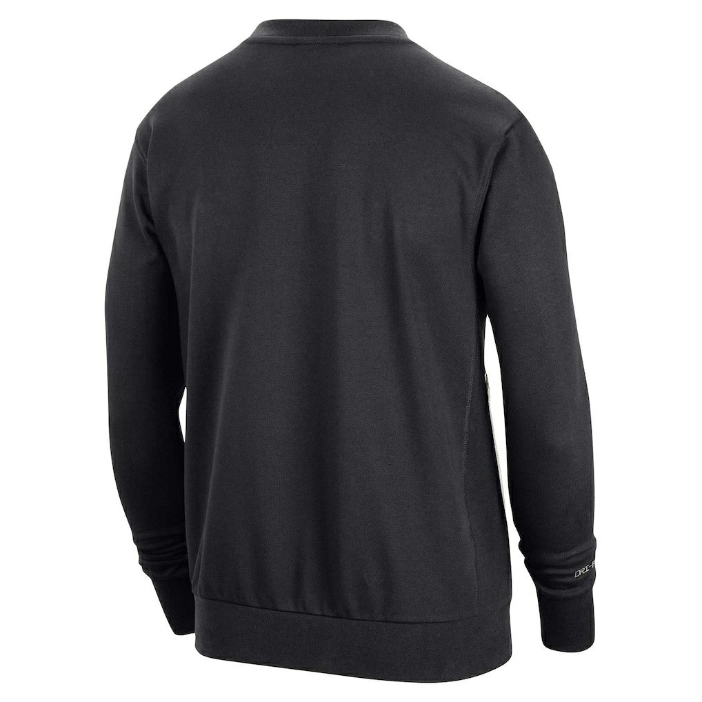 Brooklyn Nets 2023/24 Authentic Standard Issue Travel Performance Pullover Sweatshirt Black