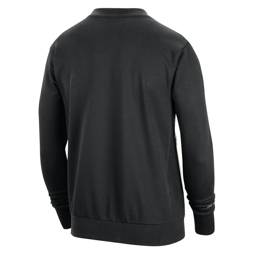 Chicago Bulls 2023/24 Authentic Standard Issue Travel Performance Pullover Sweatshirt Black