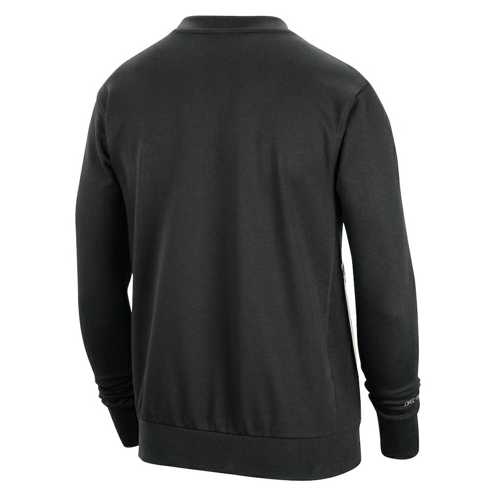 Chicago Bulls 2023/24 Authentic Standard Issue Travel Performance Pullover Sweatshirt Black