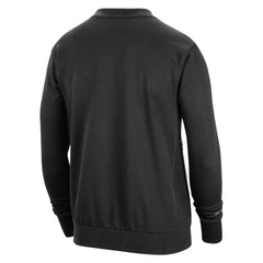 Chicago Bulls 2023/24 Authentic Standard Issue Travel Performance Pullover Sweatshirt Black