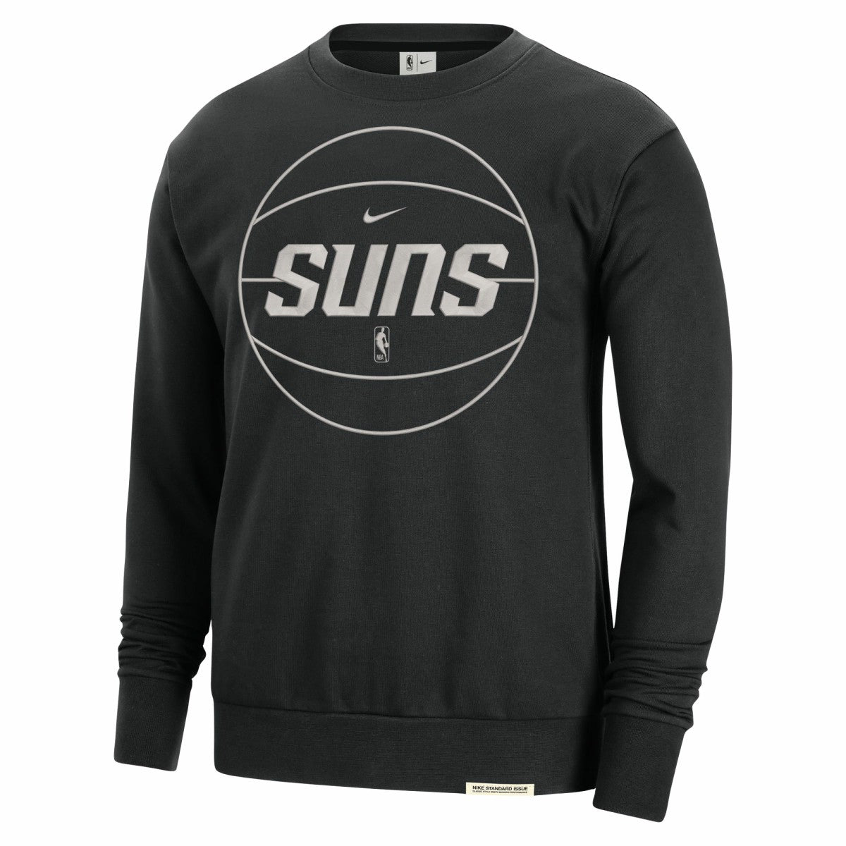 Phoenix Suns 2023/24 Authentic Standard Issue Travel Performance Pullover Sweatshirt Black