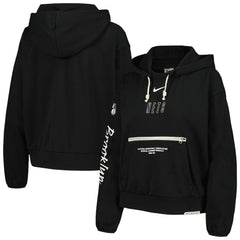 Brooklyn Nets Women's Courtside Standard Issue Performance Pullover Hoodie Black