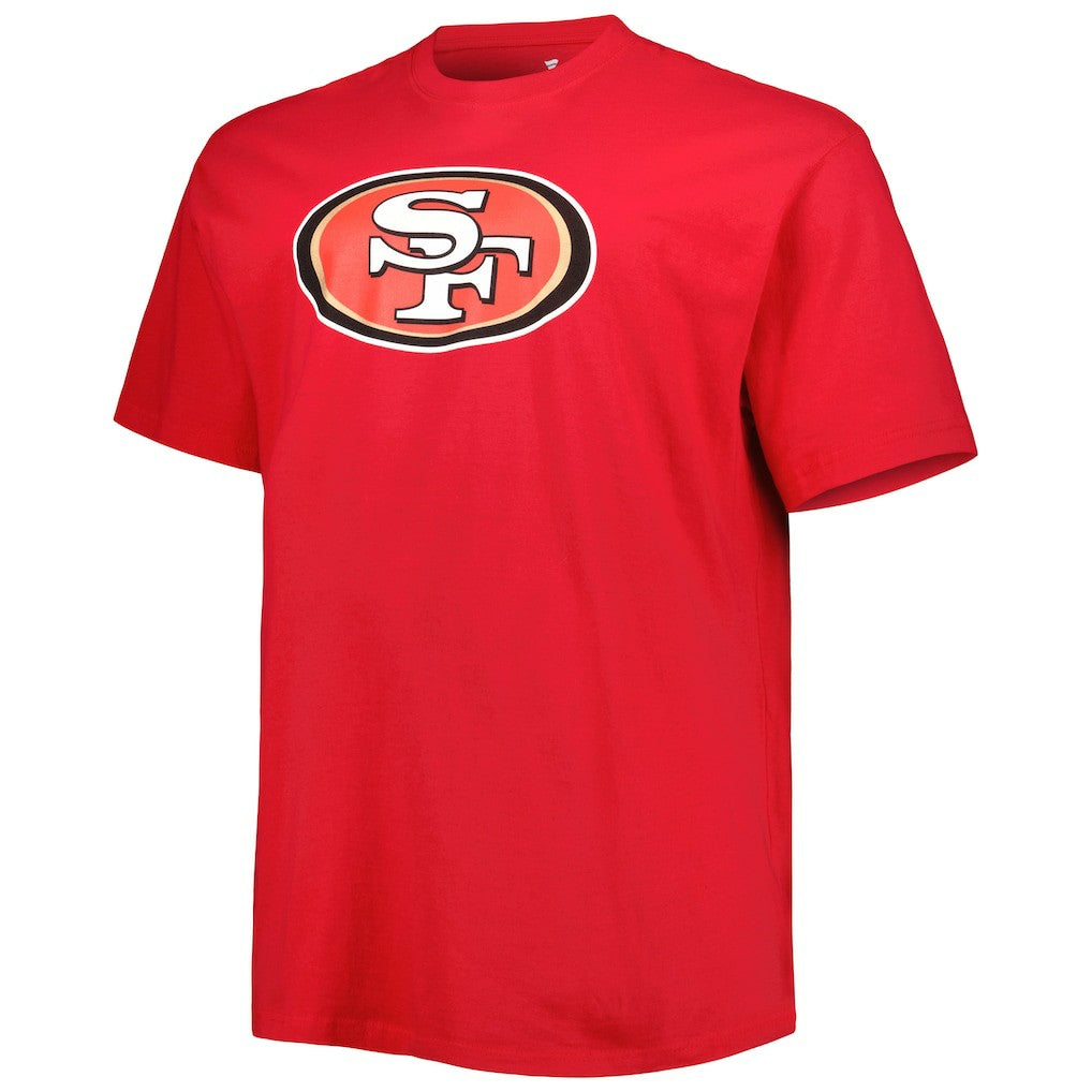Christian McCaffrey San Francisco 49ers Big & Tall Player Name & Number T-Shirt Scarlet