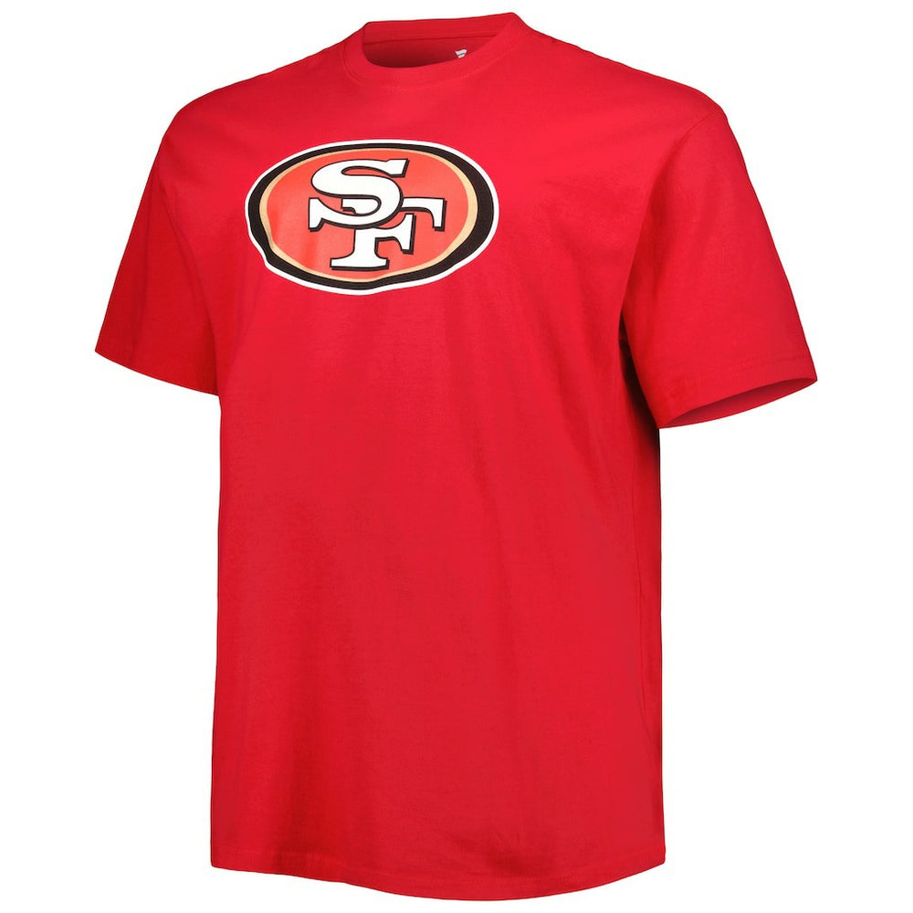 Christian McCaffrey San Francisco 49ers Big & Tall Player Name & Number T-Shirt Scarlet