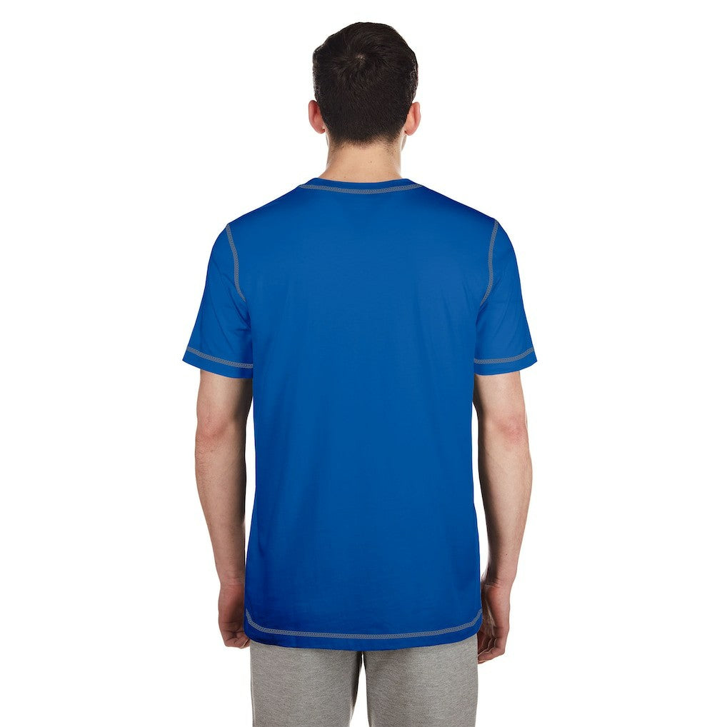 Indianapolis Colts New Era Third Down Puff Print T-Shirt Royal