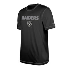 Las Vegas Raiders New Era Third Down Puff Print T-Shirt Black
