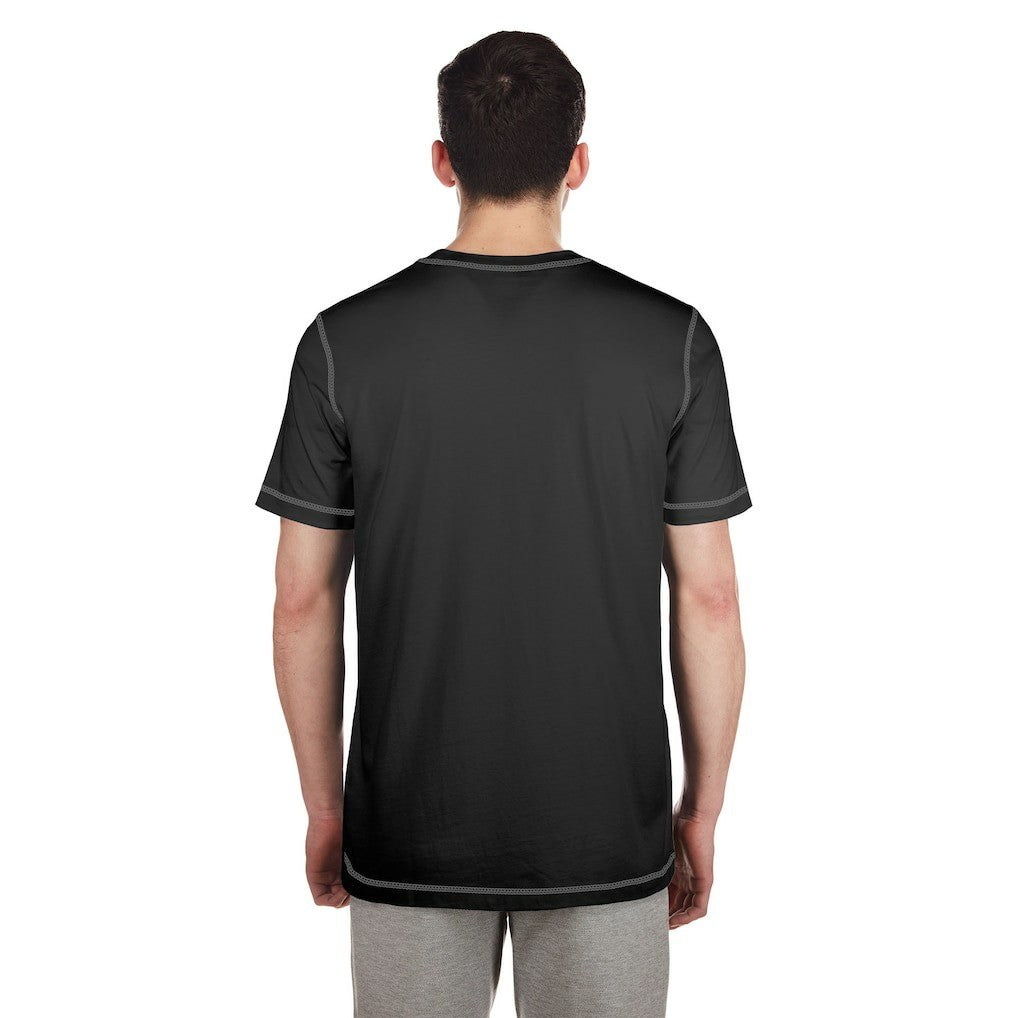 Las Vegas Raiders New Era Third Down Puff Print T-Shirt Black