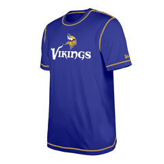 Minnesota Vikings New Era Third Down Puff Print T-Shirt Purple