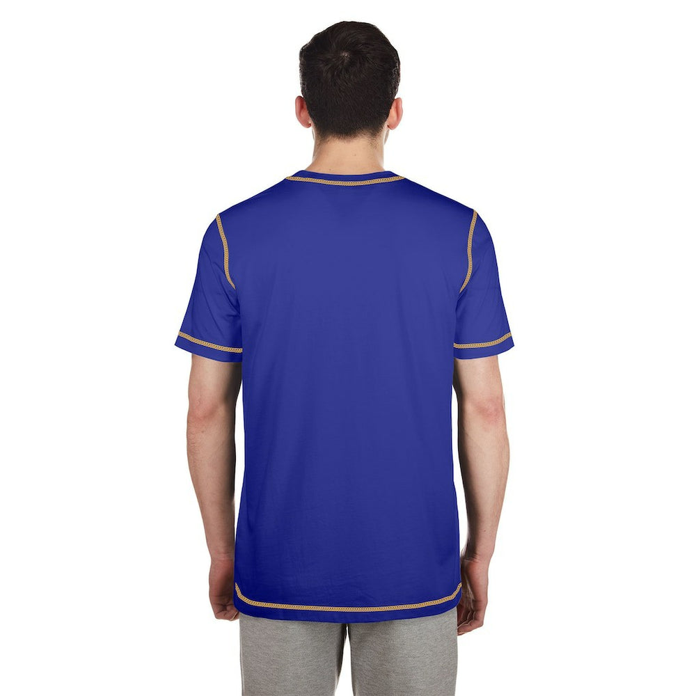 Minnesota Vikings New Era Third Down Puff Print T-Shirt Purple