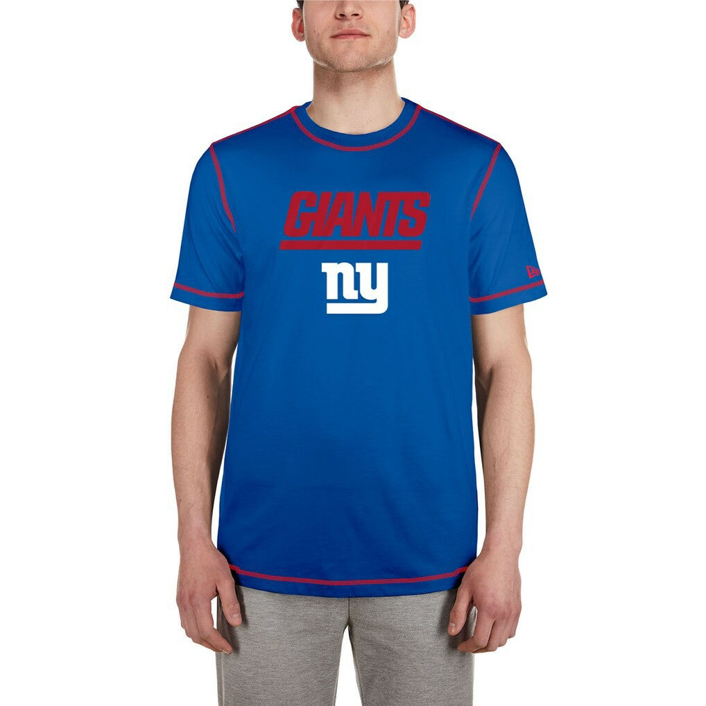 New York Giants New Era Third Down Puff Print T-Shirt Royal