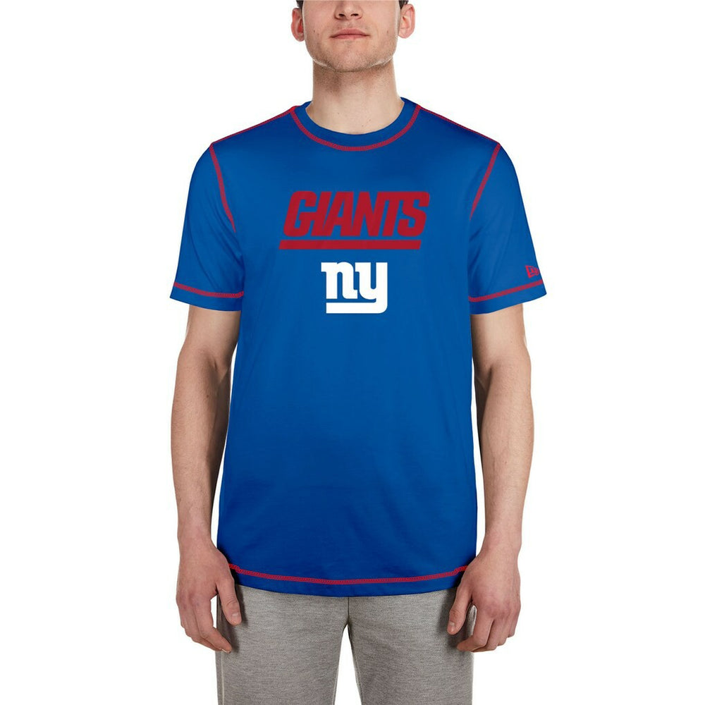 New York Giants New Era Third Down Puff Print T-Shirt Royal