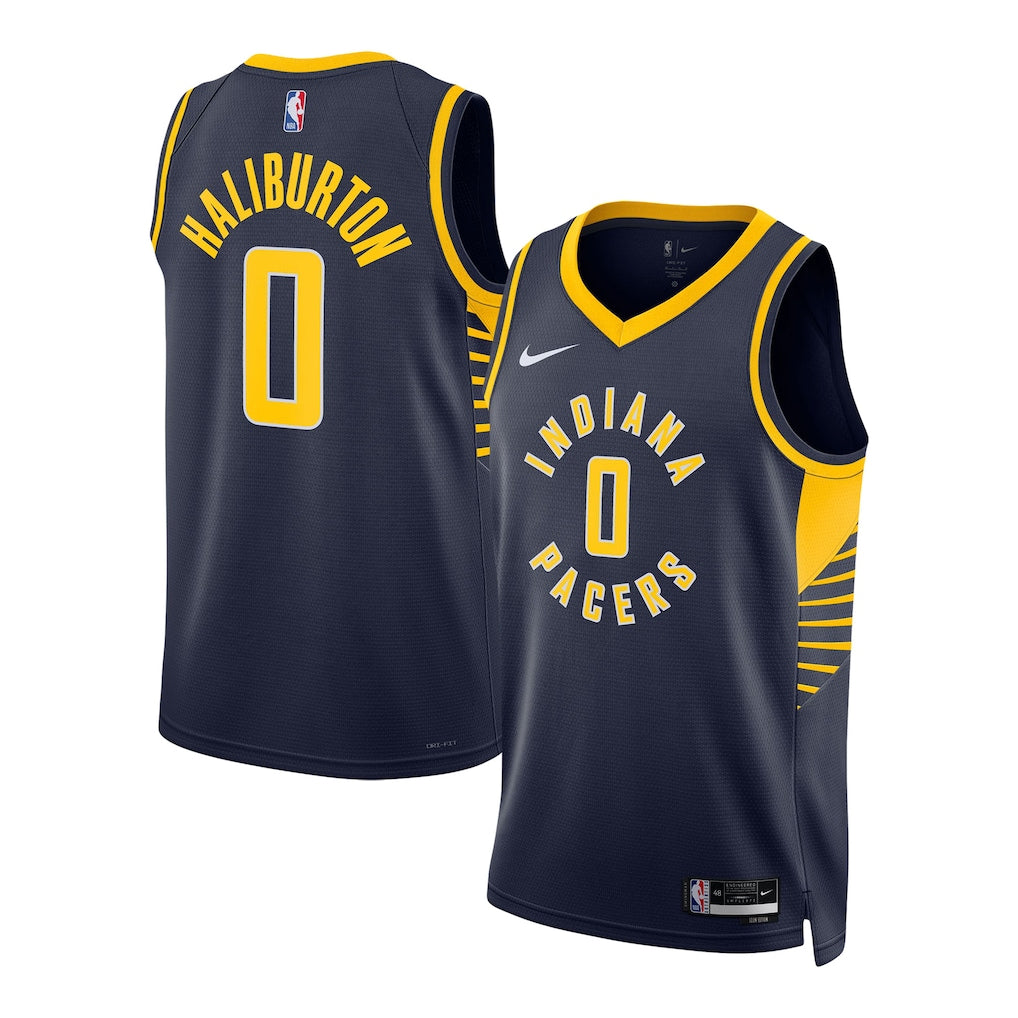 NBA Tyrese Haliburton Indiana Pacers Unisex Swingman Jersey - Icon Edition - Navy