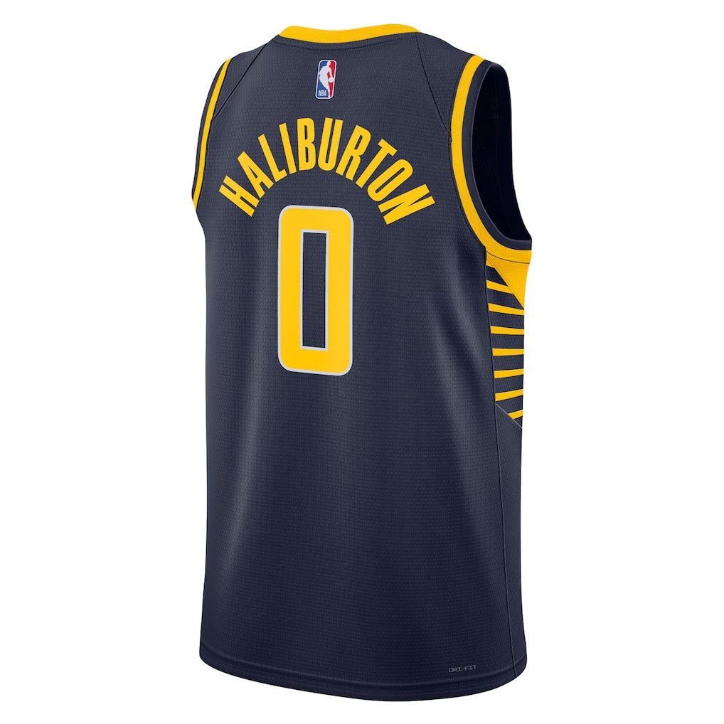 NBA Tyrese Haliburton Indiana Pacers Unisex Swingman Jersey - Icon Edition - Navy