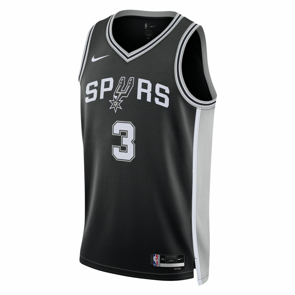 Keldon Johnson San Antonio Spurs Unisex Swingman Jersey Icon Edition Black