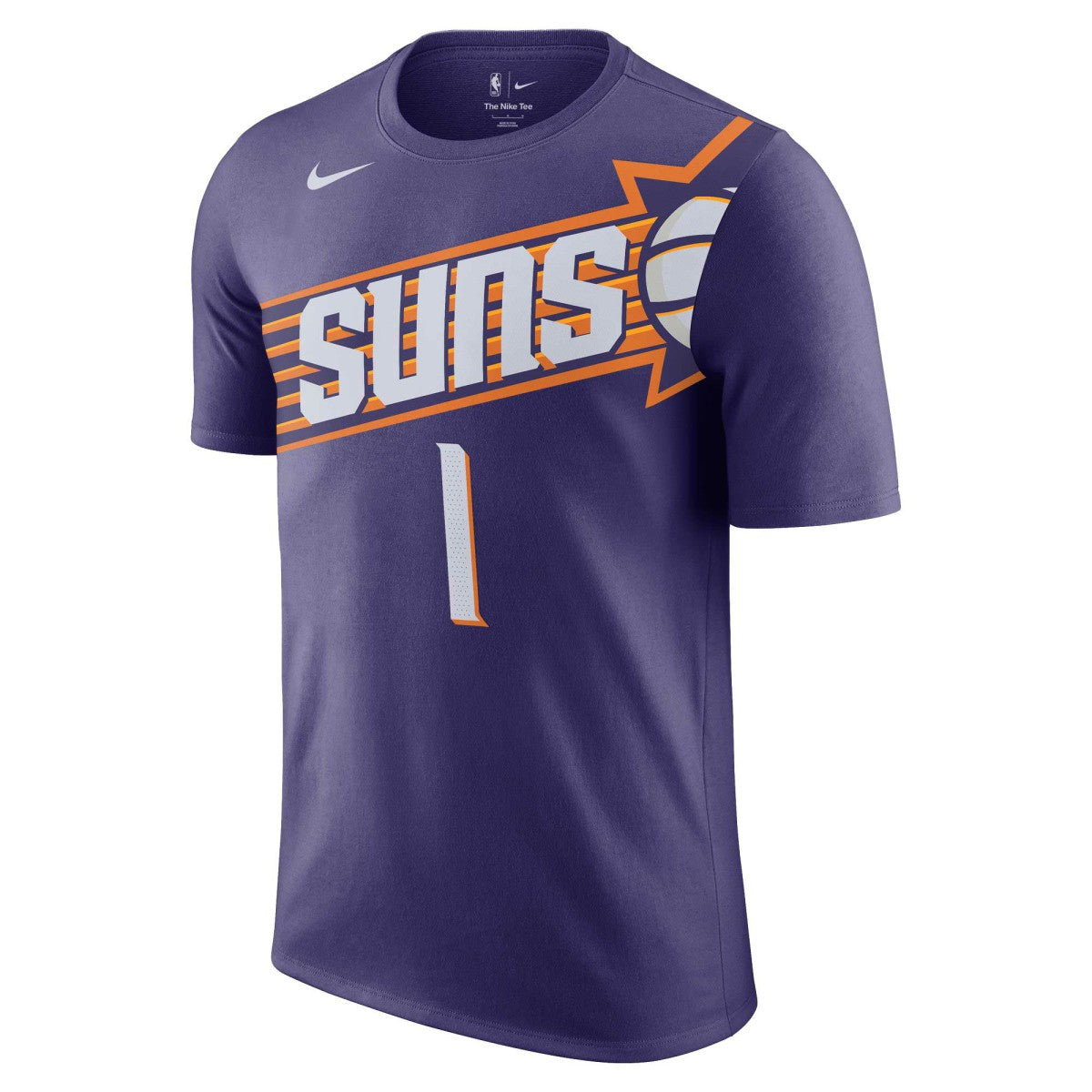 Devin Booker Phoenix Suns Icon 2022/23 Name & Number T-Shirt Purple