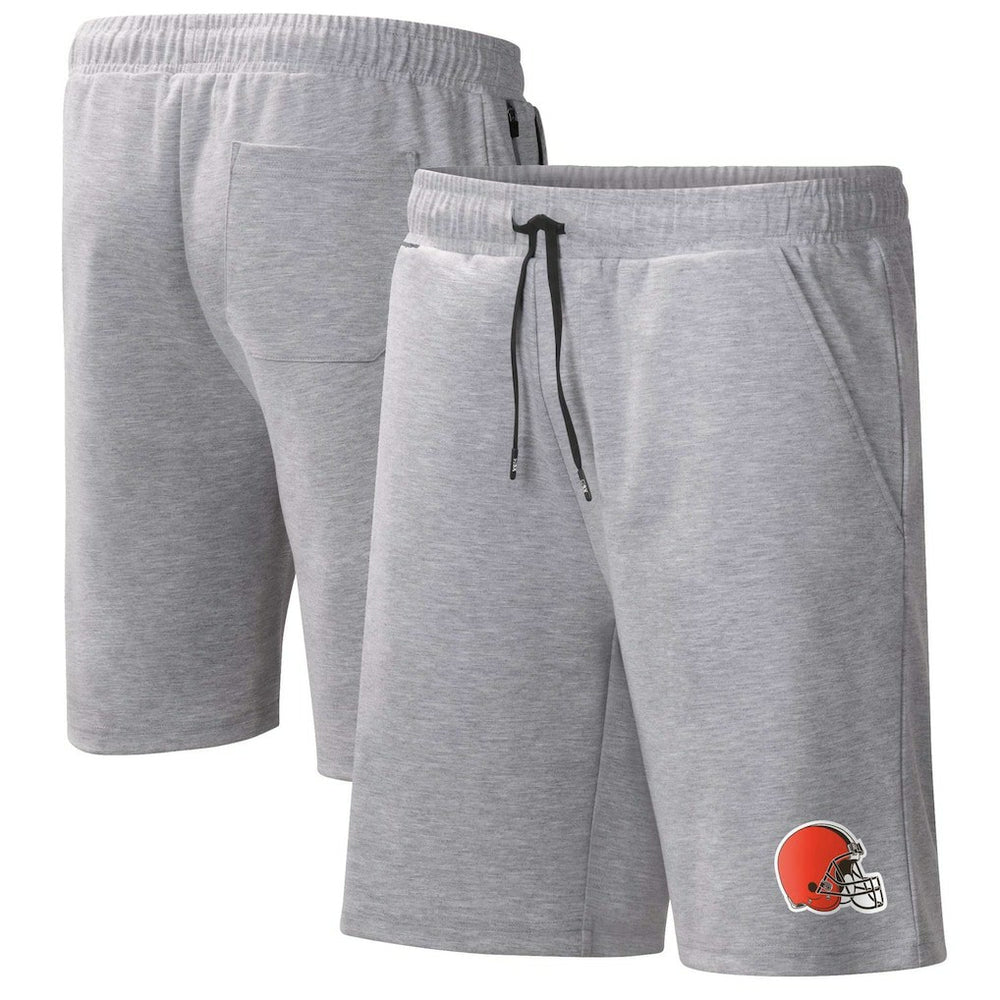 Cleveland Browns MSX by Michael Strahan Trainer Shorts Heather Gray