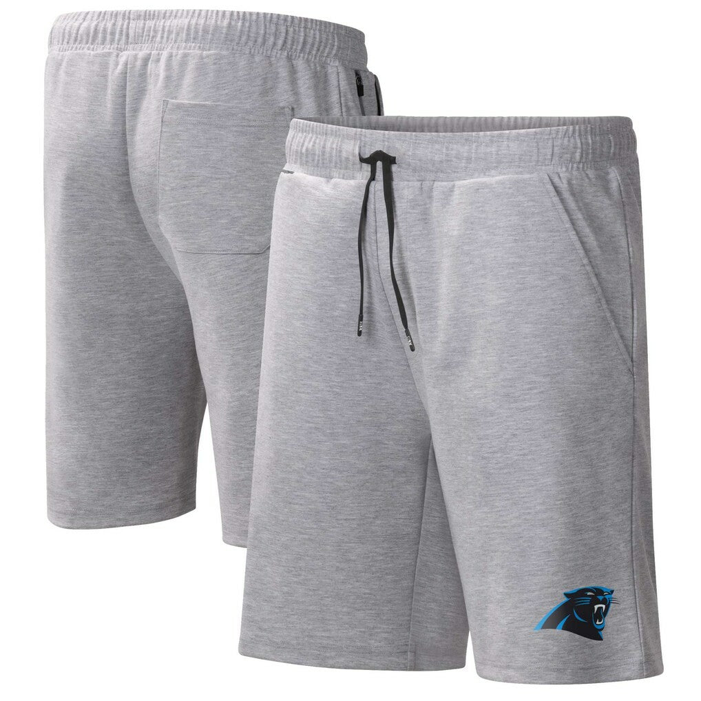 Carolina Panthers MSX by Michael Strahan Trainer Shorts Heather Gray
