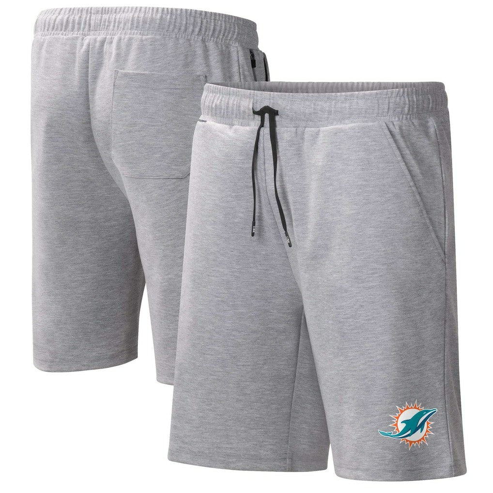 Miami Dolphins MSX by Michael Strahan Trainer Shorts Heather Gray