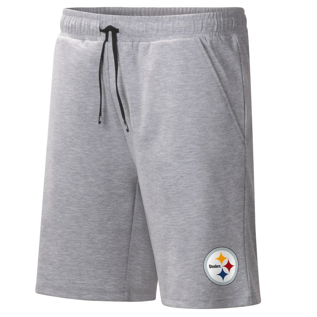 Pittsburgh Steelers MSX by Michael Strahan Trainer Shorts Heather Gray