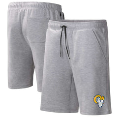 Los Angeles Rams MSX by Michael Strahan Trainer Shorts Heather Gray