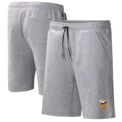 Minnesota Vikings MSX by Michael Strahan Trainer Shorts Heather Gray