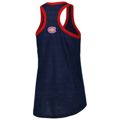 NHL Montreal Canadiens G-III 4Her by Carl Banks Women's First Base Racerback Scoop Neck Tank Top - Navy