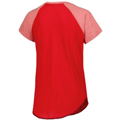 NHL Washington Capitals Starter Women's Grand Slam Raglan Notch Neck T-Shirt - Red
