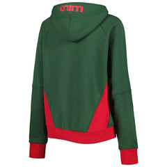 NHL Minnesota Wild Starter Women's Wishbone Half-Zip Hoodie - Green