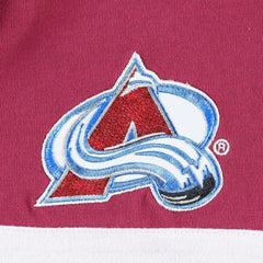 NHL Colorado Avalanche Tommy Hilfiger Walter Lace-Up Long Sleeve Top - Burgundy