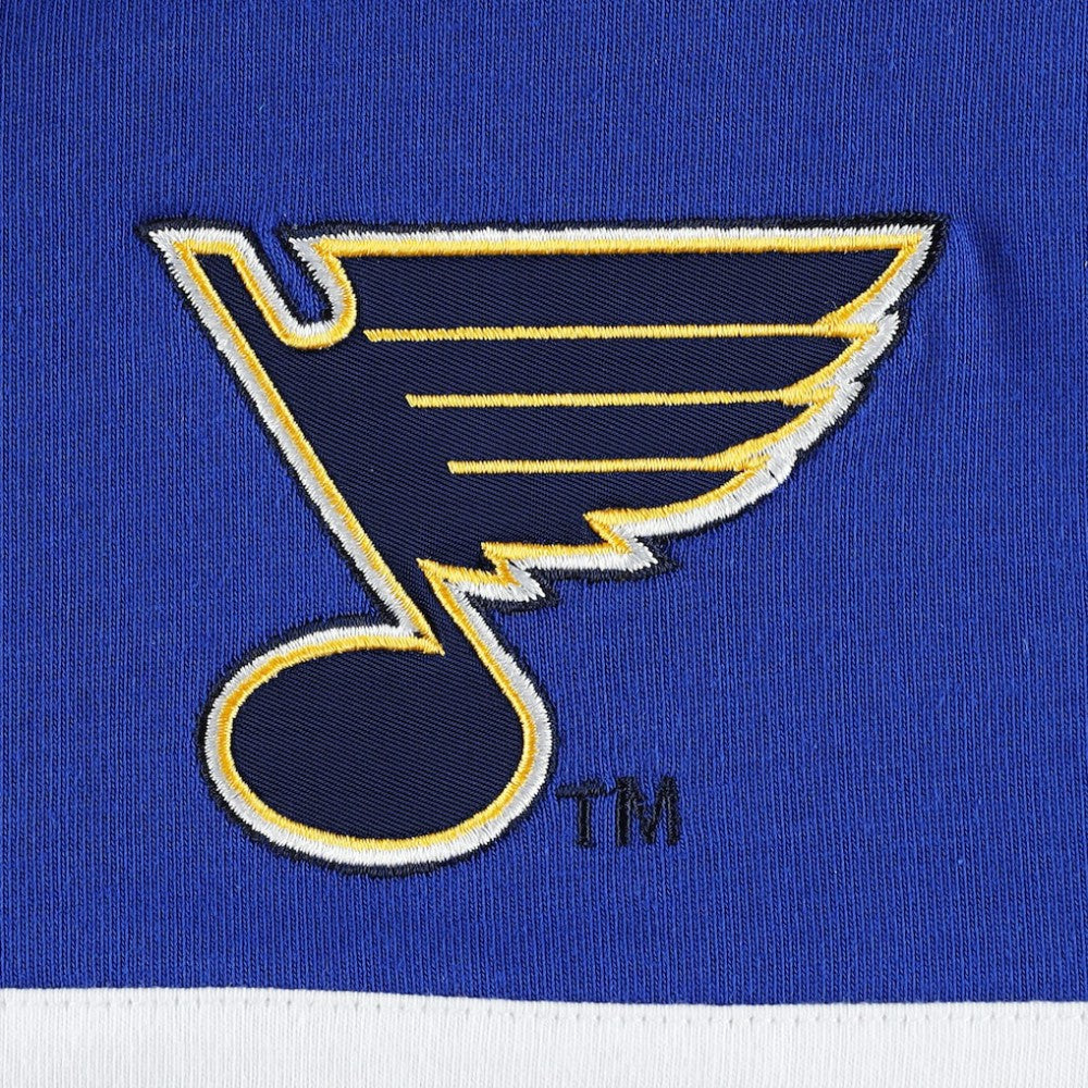 NHL St. Louis Blues Tommy Hilfiger Walter Lace-Up Long Sleeve Top - Blue