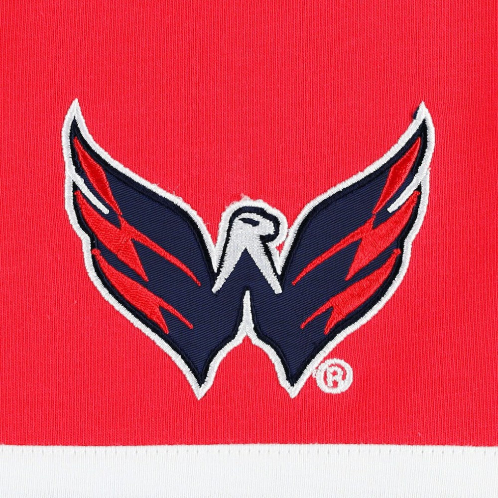 NHL Washington Capitals Tommy Hilfiger Walter Lace-Up Long Sleeve Top - Red