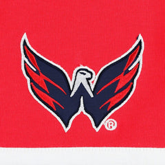 NHL Washington Capitals Tommy Hilfiger Walter Lace-Up Long Sleeve Top - Red