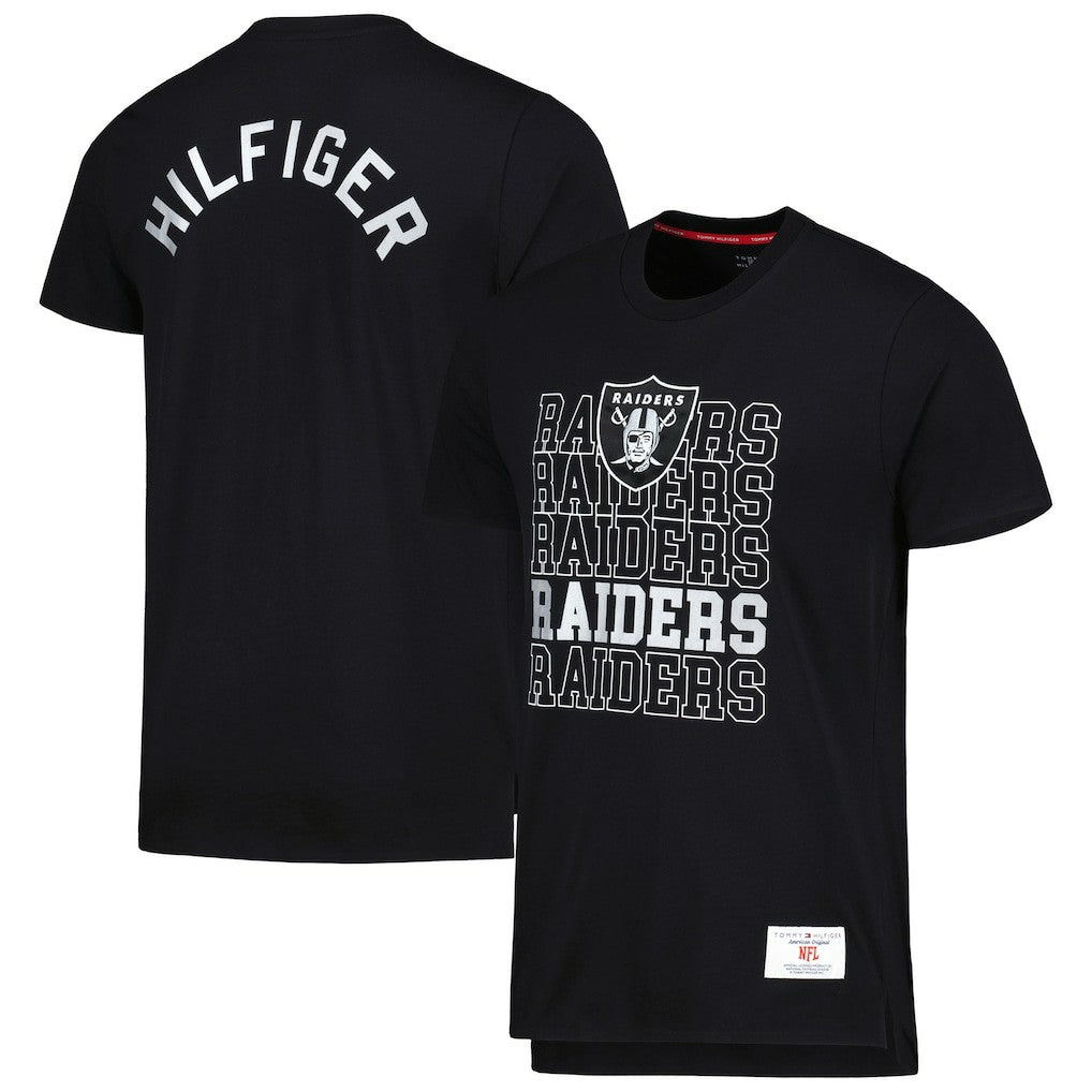 Las Vegas Raiders Tommy Hilfiger Liam T-Shirt Black