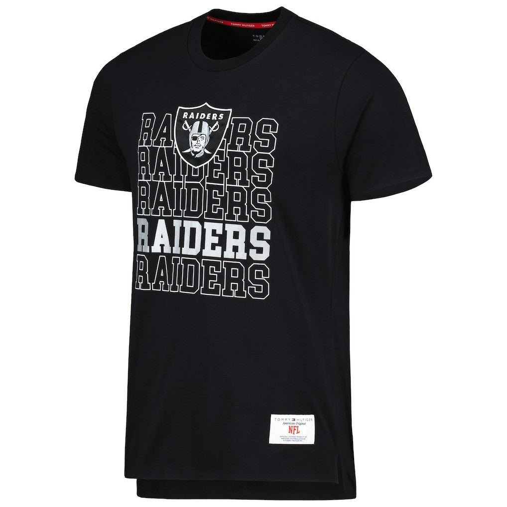 Las Vegas Raiders Tommy Hilfiger Liam T-Shirt Black