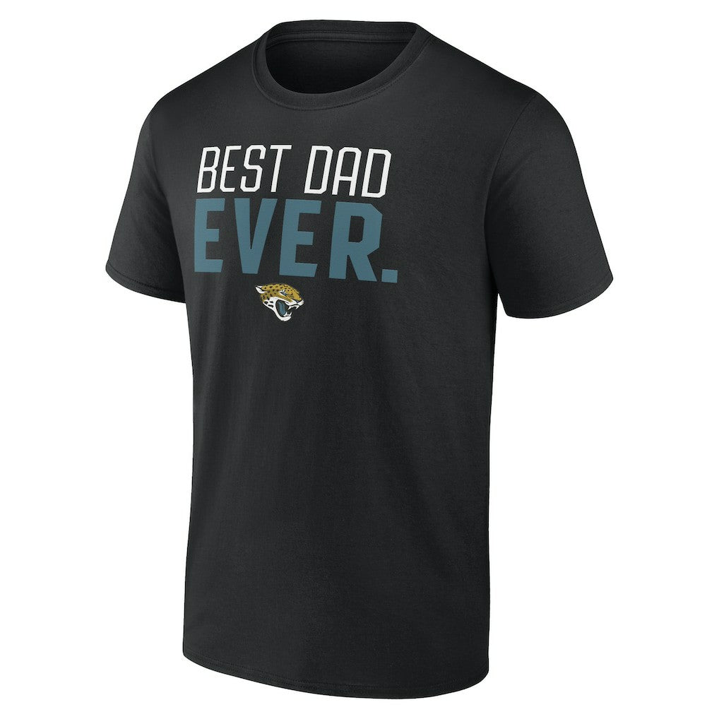 Jacksonville Jaguars Best Dad Ever Team T-Shirt Black