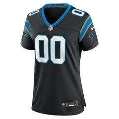Carolina Panthers Women's Custom Game Jersey Black