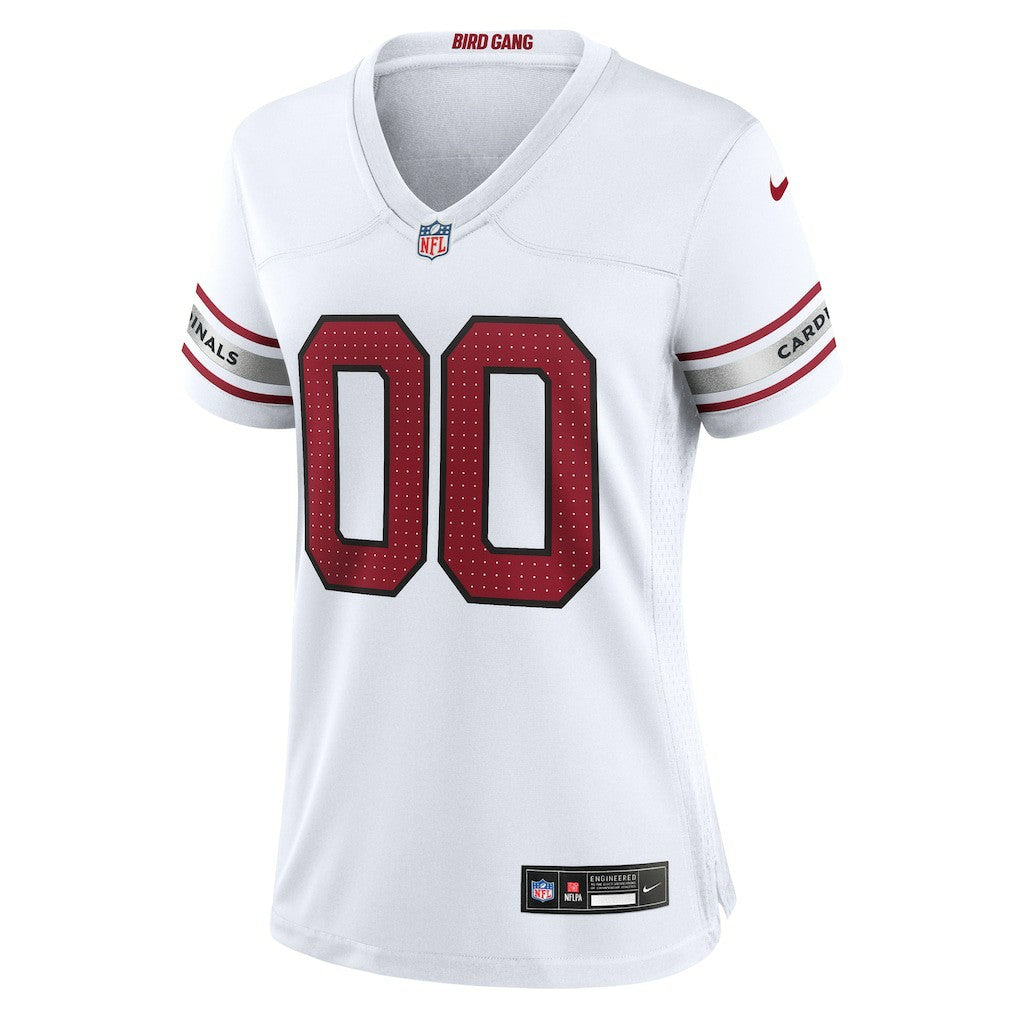 Arizona Cardinals Women's Custom Game Jersey White