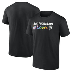 San Francisco Giants Profile Big & Tall Pride T-Shirt - Black T-shirts